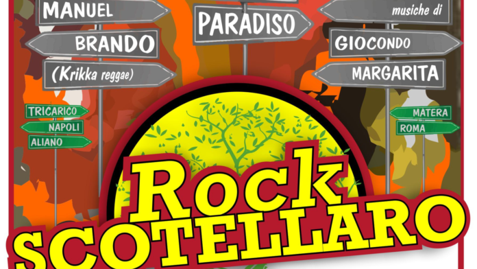 Rock Scotellaro è a Viggianello sabato 11 novembre alle ore 18.00 presso l'Anfiteatro Comunale E. Morricone. 