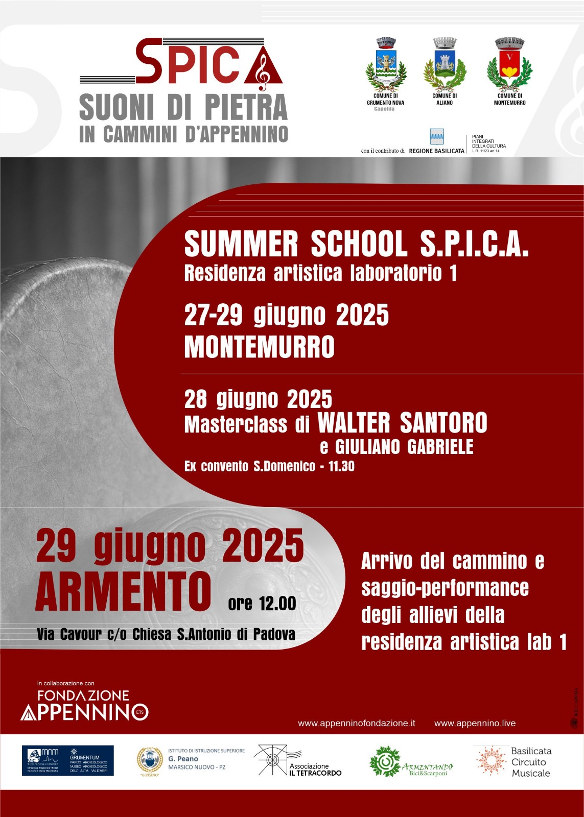Summer school a Montemurro e saggio-performance ad Armento