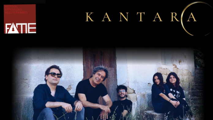 Locandina del concerto dei Kantara a Valsinni, sabato 11 ottobre 2025 al Parco del Donatore.