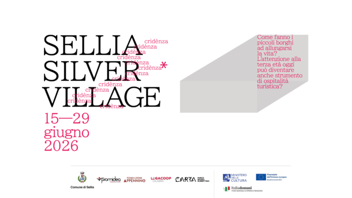 Locandina ufficiale di Sellia Silver Village che si terrà dal 15 al 17 giugno nella sede della Biblioteca in via Madonna delle Nevi 42