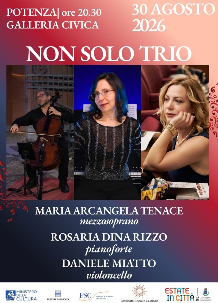 Locandina ufficiale di Non solo trio a Potenza